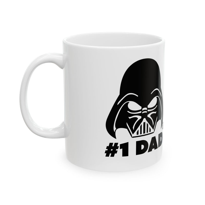 Load image into Gallery viewer, No. 1 Dad Vader Mug, Best Dad Mugs, Father&#39;s Day Gifts Mug, Star Wars Mug Dad
