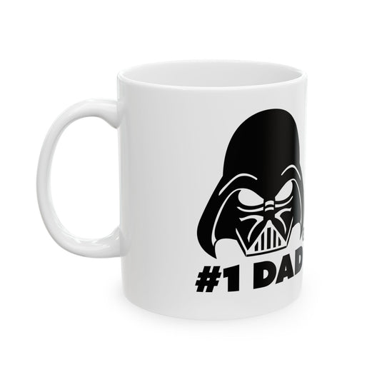 No. 1 Dad Vader Mug, Best Dad Mugs, Father's Day Gifts Mug, Star Wars Mug Dad