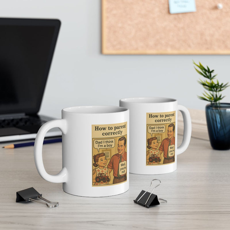 Load image into Gallery viewer, How to parent correctly mug for coffee and tea lovers
