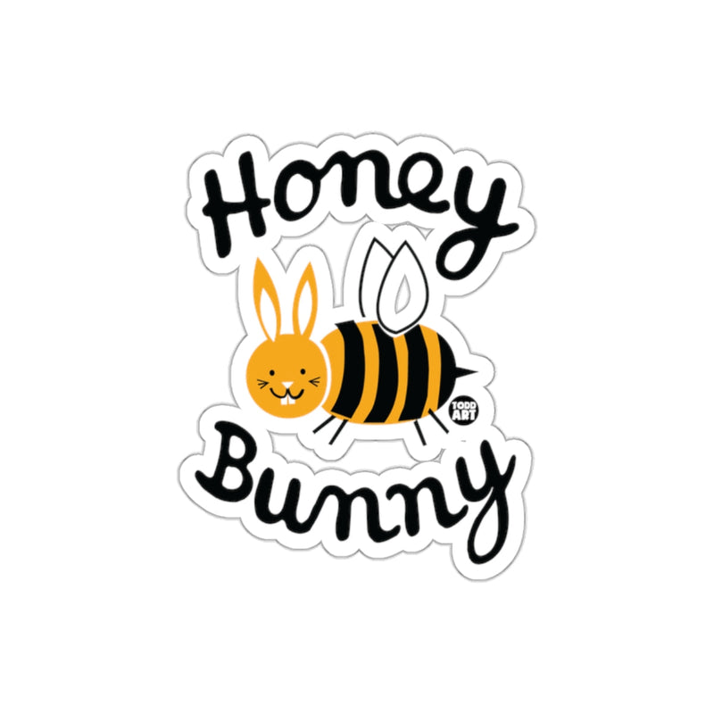 Load image into Gallery viewer, Cute Honey Bunny Sticker Cartoon Bee Animal Design
