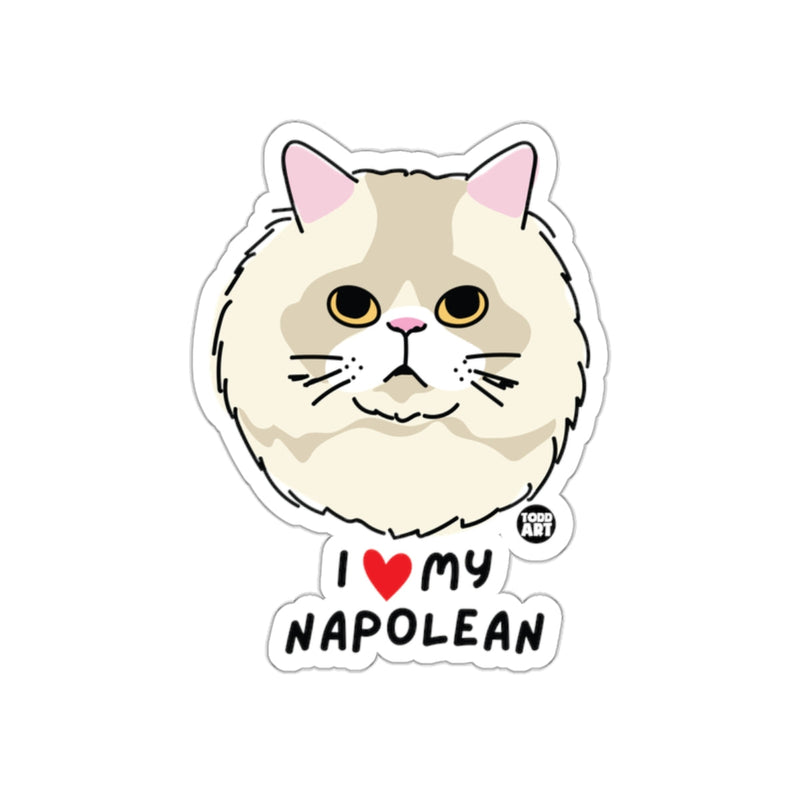 Load image into Gallery viewer, I Love My Napolean Cute Illustrated Sticker product
