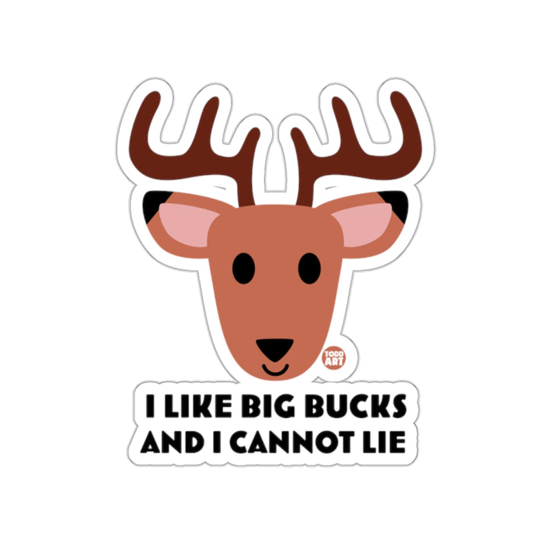 Load image into Gallery viewer, I Like Big Bucks And I Cannot Lie Sticker Product
