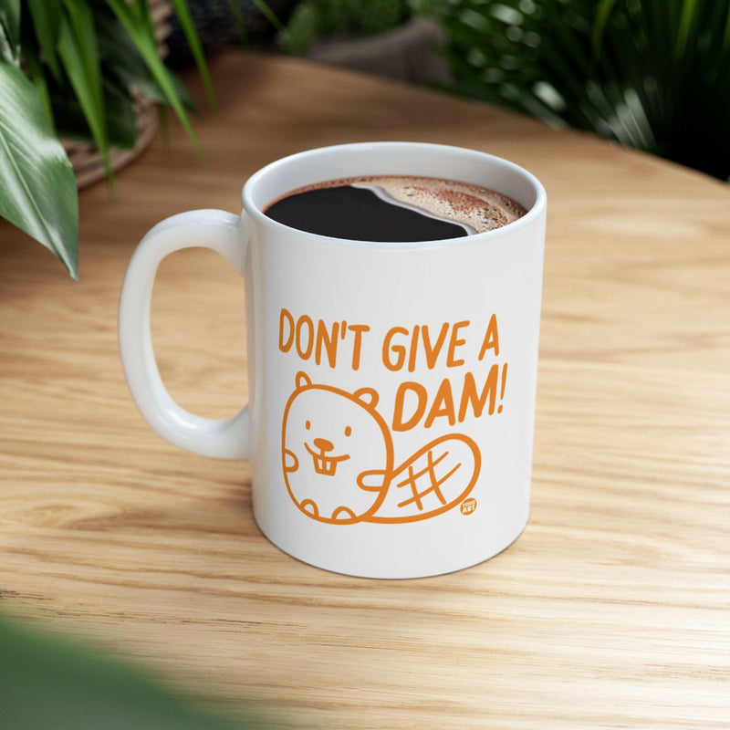 Load image into Gallery viewer, Don't Give a Dam Beaver Themed Coffee Mug
