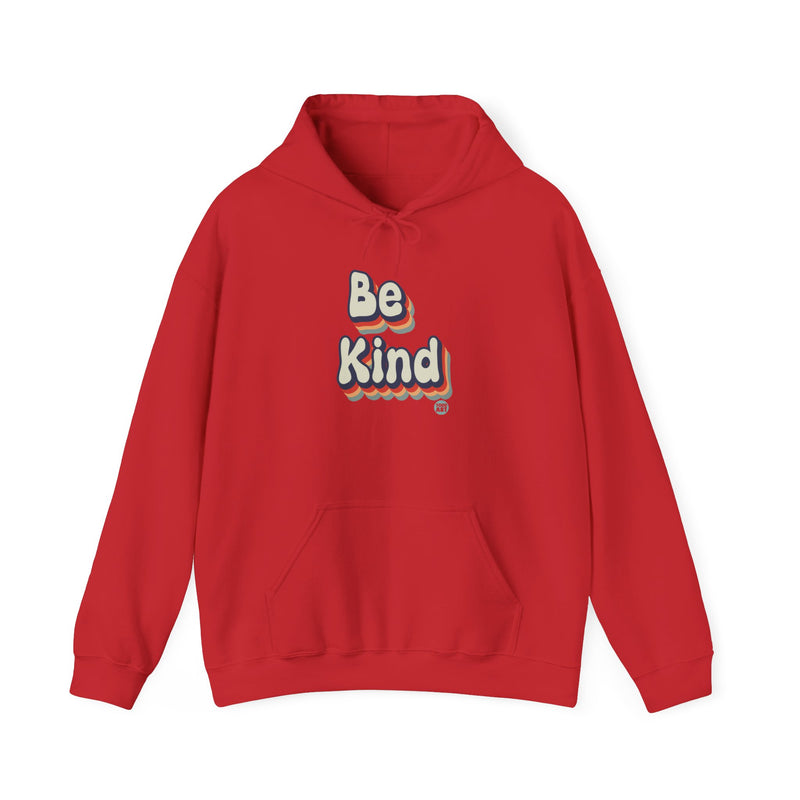 Load image into Gallery viewer, Be Kind Retro Hoodie, Cool Retro Hooded Sweatshirt, Kindness Hoodie
