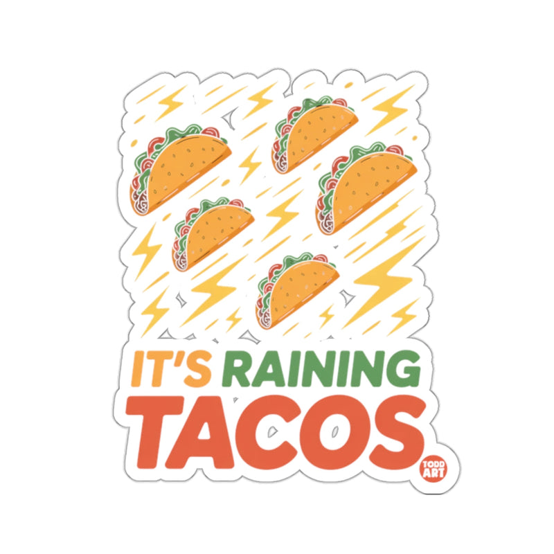 Load image into Gallery viewer, IT'S RAINING TACOS Whimsical Funny Foodie Design 
