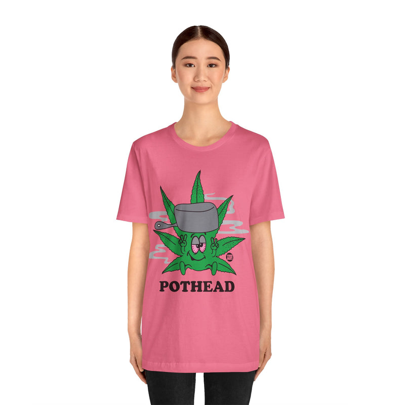 Load image into Gallery viewer, Pot Head Weed Leaf T Shirt
