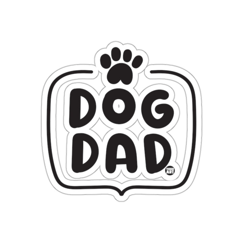 Load image into Gallery viewer, Dog Dad Paw Print Sticker for Dog Lovers
