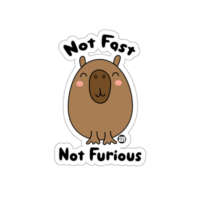 Load image into Gallery viewer, Not Fast Not Furious Cute Animal Sticker Product
