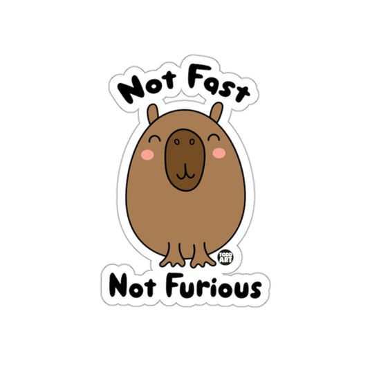 Not Fast Not Furious Cute Animal Sticker Product