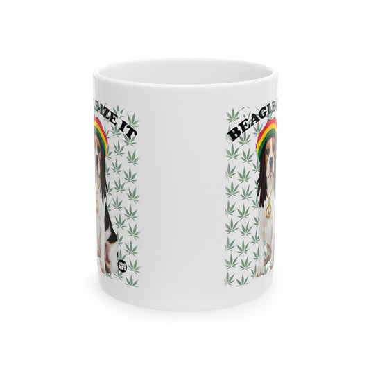 Beagleize It Mug, Funny Weed Mug, Funny Beagle Mug