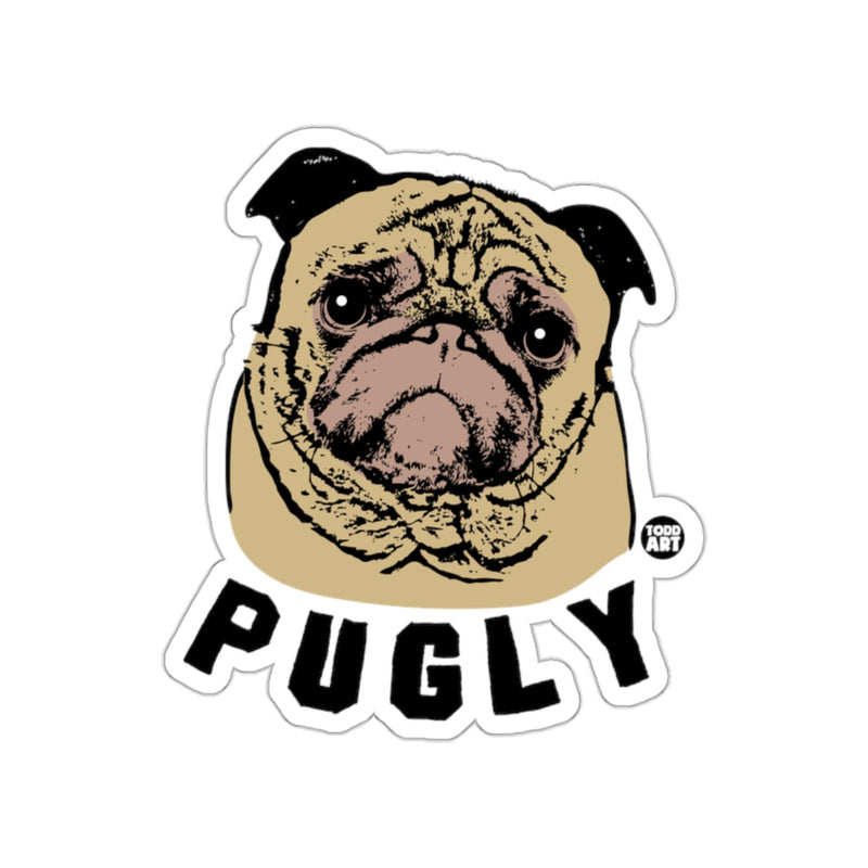 Load image into Gallery viewer, Cute Pugly Face Cartoon Sticker by Todd Art
