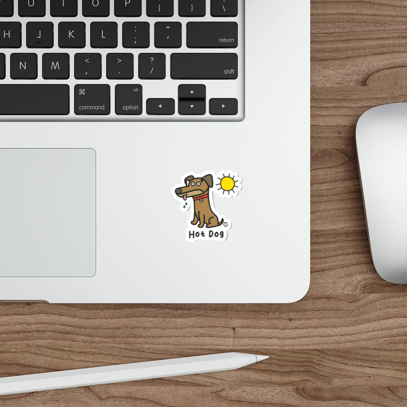 Load image into Gallery viewer, Funny Cartoon Hot Dog Sticker for Laptops or Notebooks
