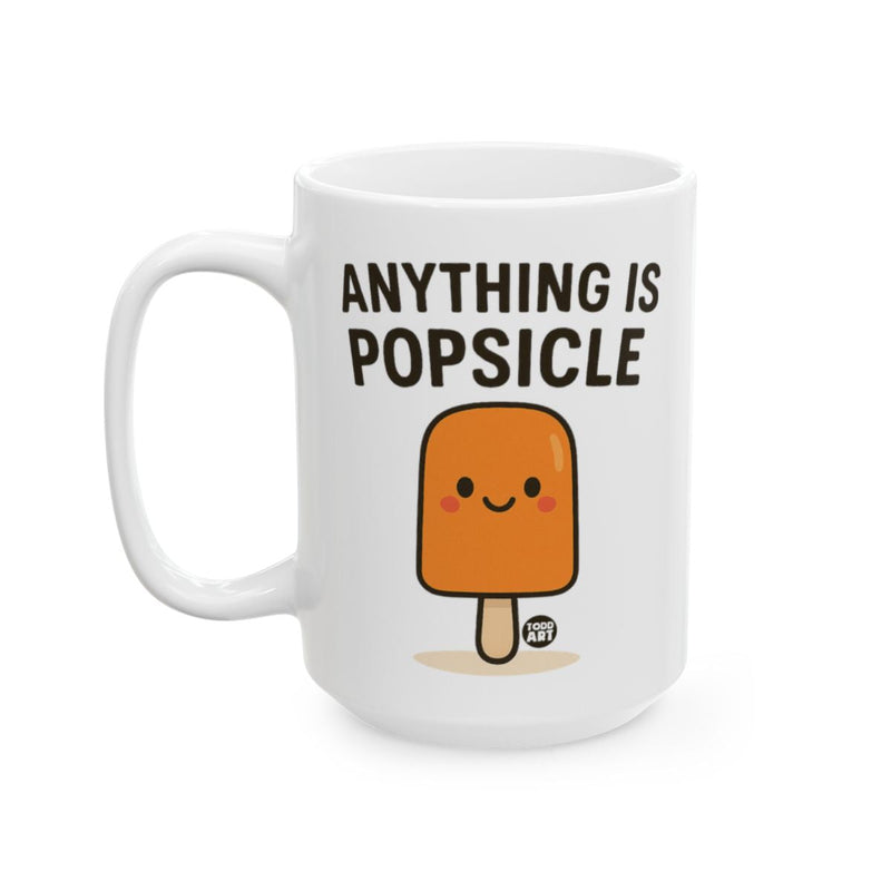 Load image into Gallery viewer, Anything Is Popsicle Cute Smiling Popsicle Mug
