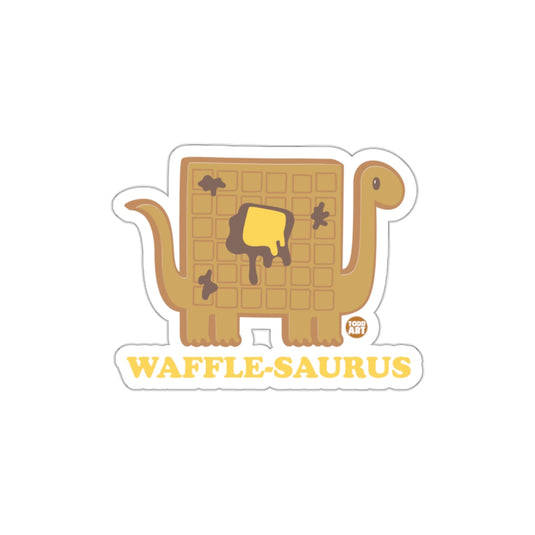 Waffle-Saurus Cute Dinosaur Themed Sticker Product