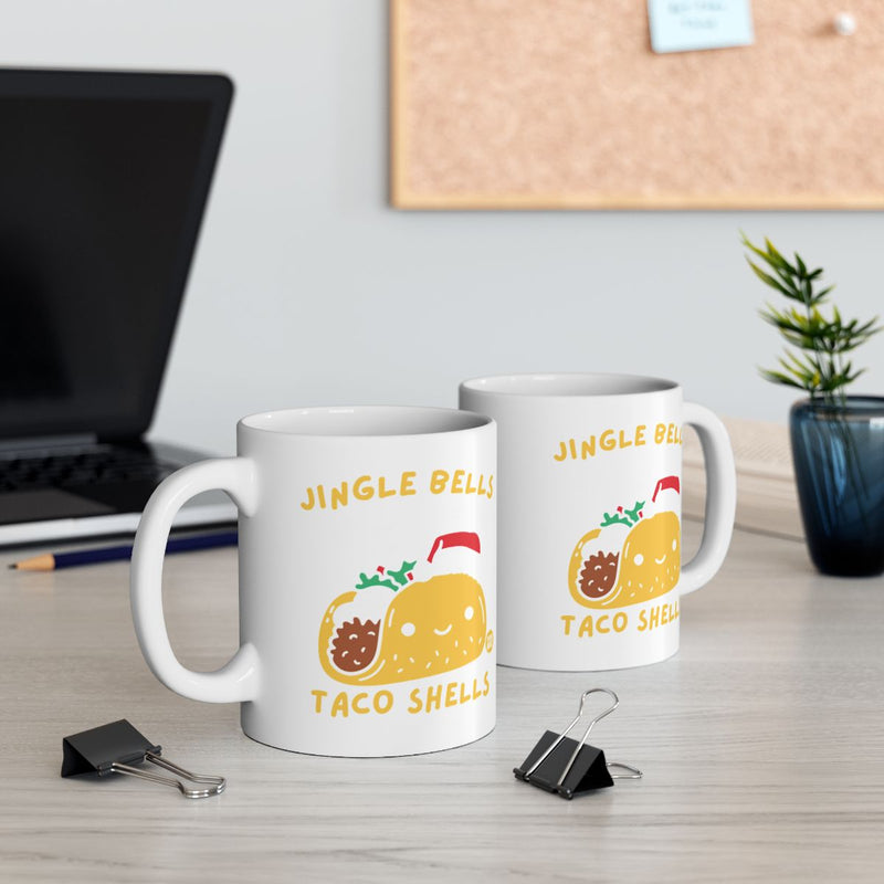 Load image into Gallery viewer, Jingle Bells Taco Shells Festive Mug For Holiday Cheer
