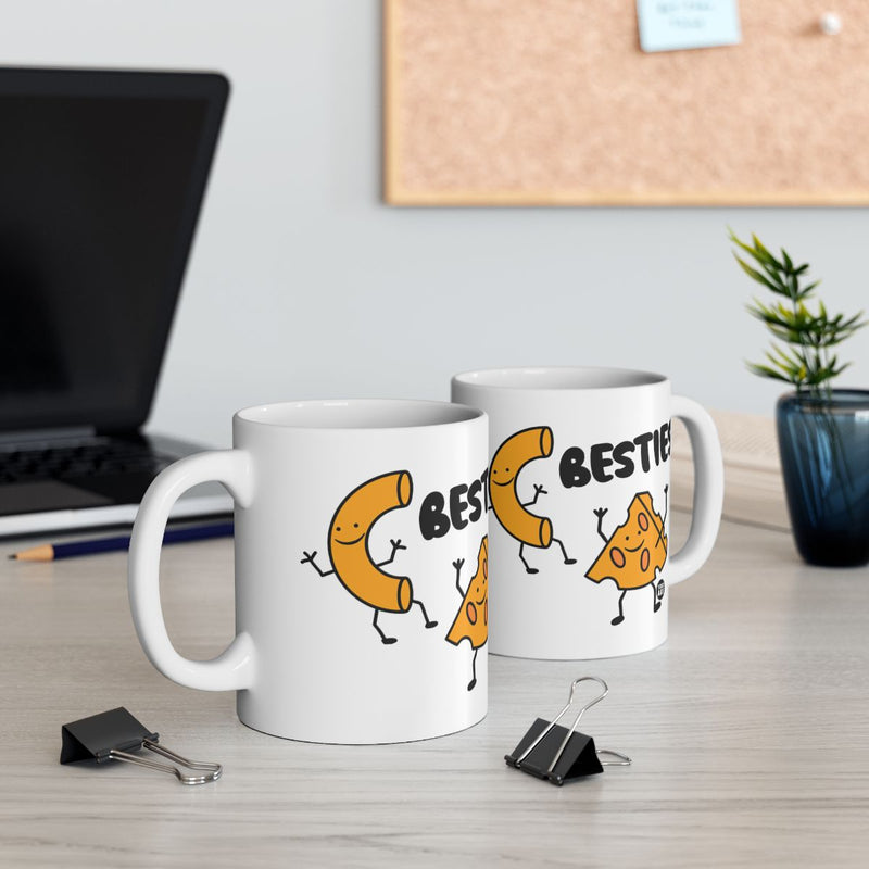 Load image into Gallery viewer, Mac and Cheese Besties Fun Office Mug Set
