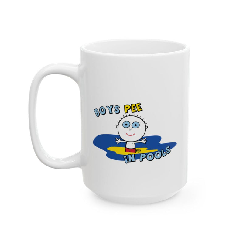 Load image into Gallery viewer, Funny Cartoon Boys Pee In Pools Mug Product
