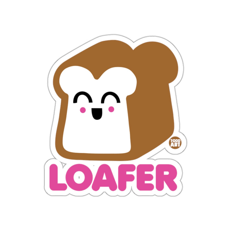 Load image into Gallery viewer, Cute Loafer Bread Cartoon Sticker Fun Design
