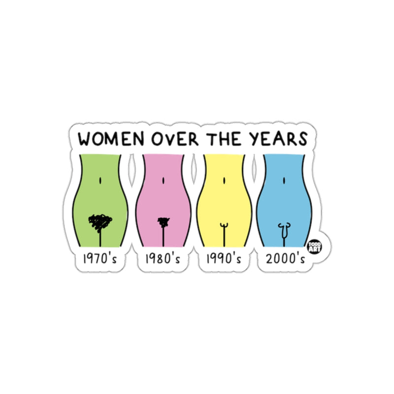 Load image into Gallery viewer, Women Over the Years Vintage Art Sticker
