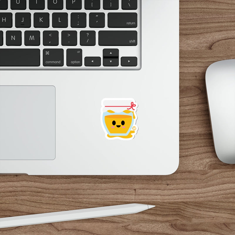 Load image into Gallery viewer, Cute Smiling Honey Jar Laptop and Diary Sticker Decor
