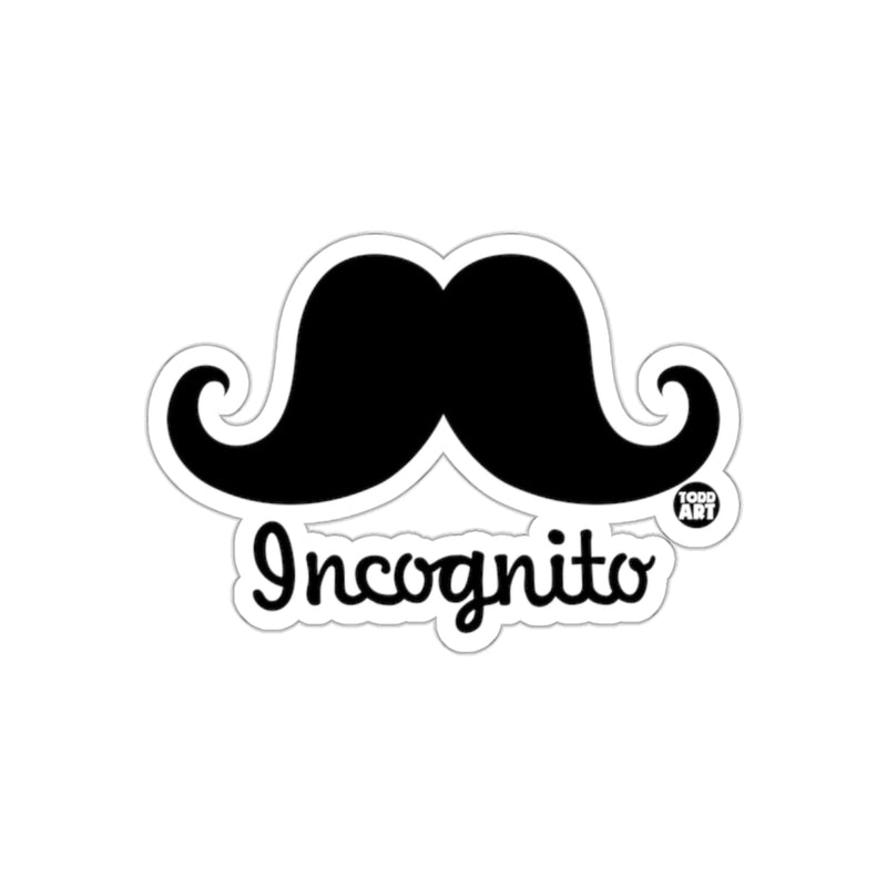 Load image into Gallery viewer, Todd Art Incognito Moustache Face Funny sticker

