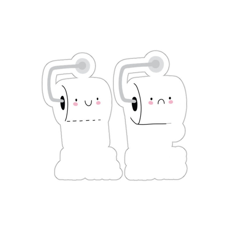 Load image into Gallery viewer, Funny Toilet Paper Rolls with Attitude Expressions sticker
