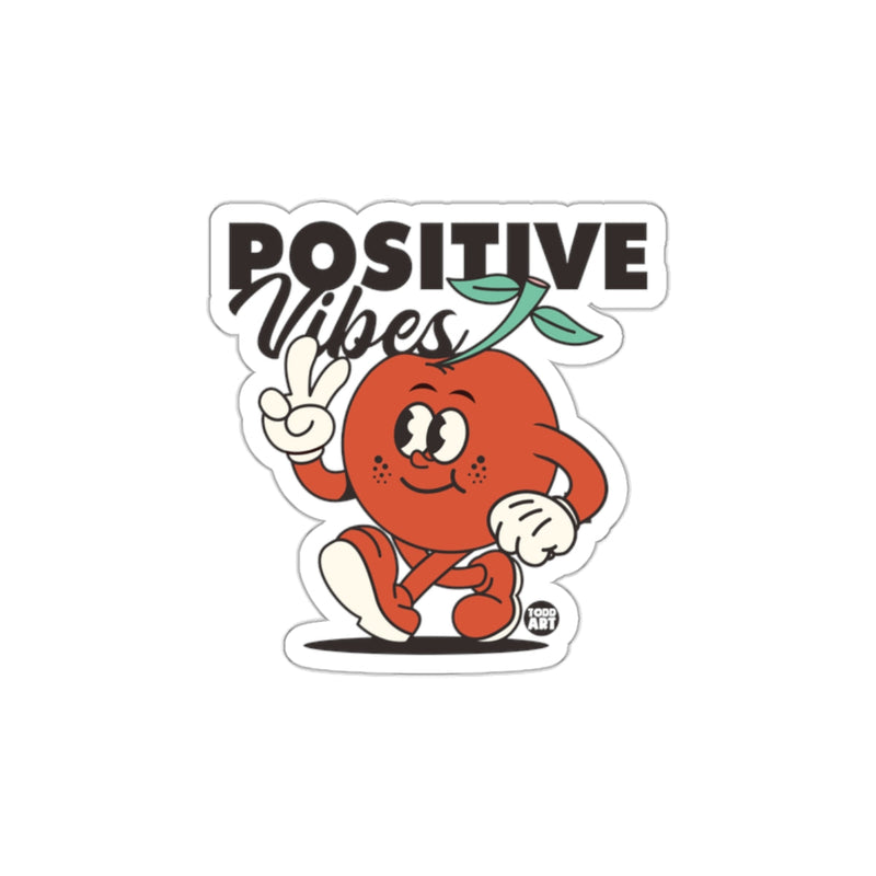 Load image into Gallery viewer, Positive Vibes Cute Tomato Character Sticker
