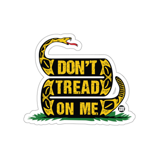 Don't Tread On Me Snake Design Patriotic sticker