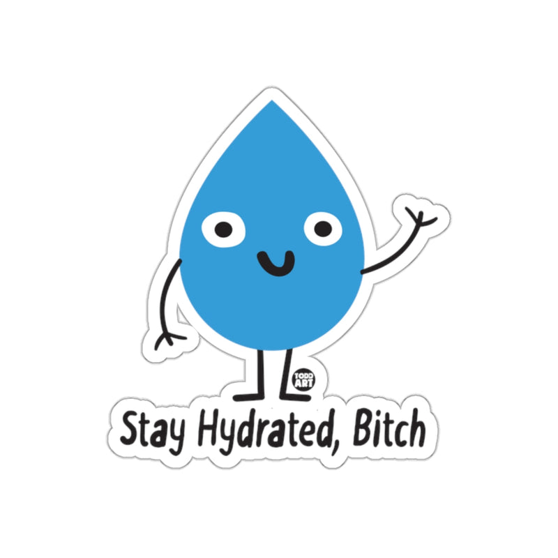 Load image into Gallery viewer, Stay Hydrated Bitch Motivational Sticker

