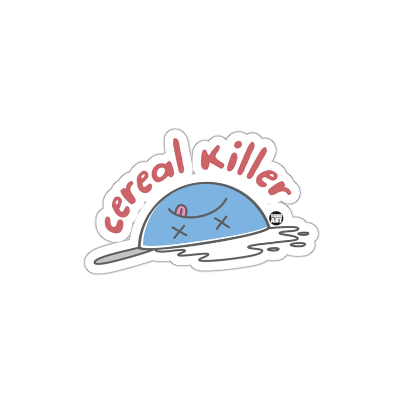 Load image into Gallery viewer, Funny Cereal Killer Sticker for Laptops and More
