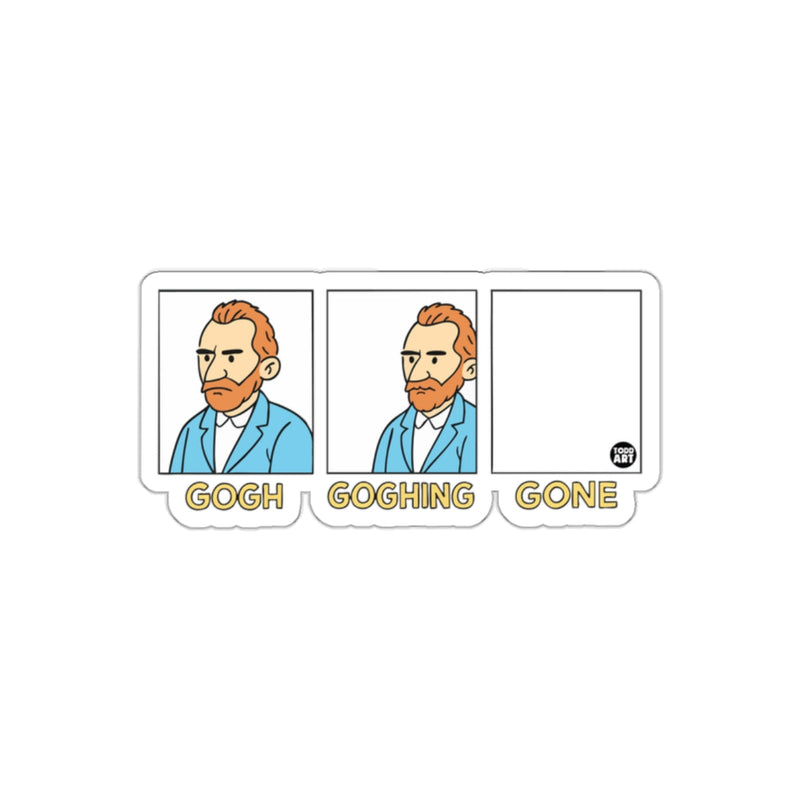 Load image into Gallery viewer, Gogh Going Gone Humorous Artwork Sticker Product
