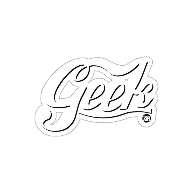 Load image into Gallery viewer, Artistic Geek Typography With Logo Taping sticker
