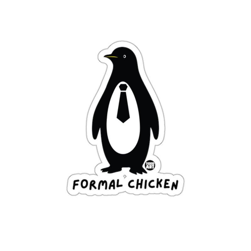 Load image into Gallery viewer, Formal Chicken Penguin Design With Tie Graphic sticker
