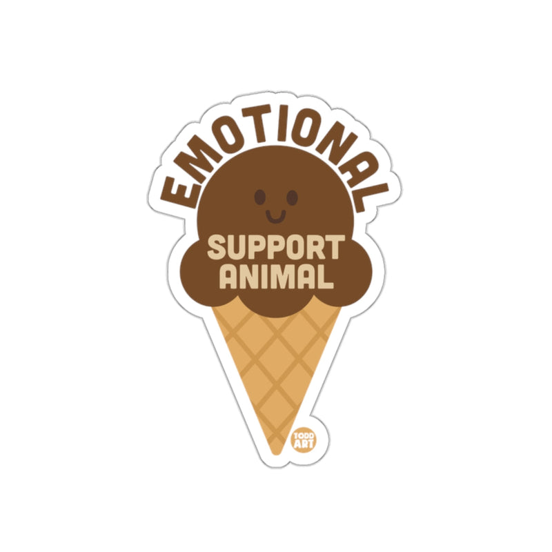 Load image into Gallery viewer, Emotional Support Animal Ice Cream Sticker
