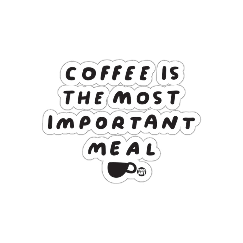 Load image into Gallery viewer, Coffee Is The Most Important Meal Sticker
