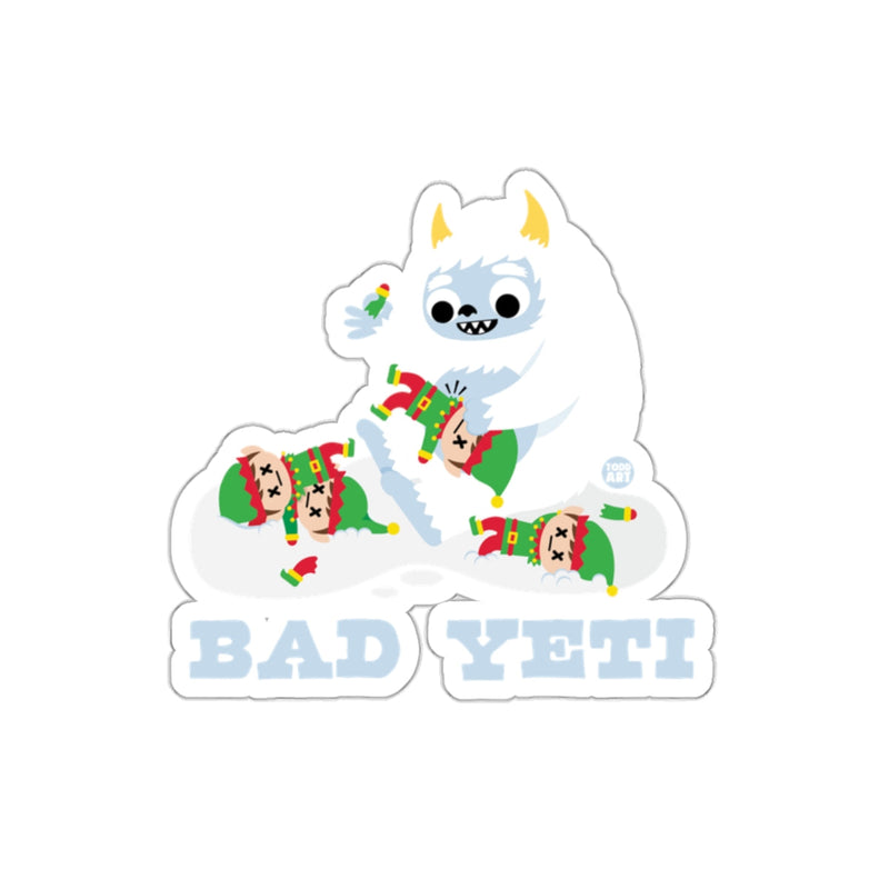 Load image into Gallery viewer, BAD YETI Graphic Sticker for Quirky Art Lovers
