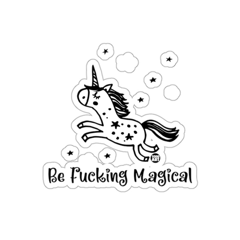 Load image into Gallery viewer, Be Fucking Magical Unicorn Sticker
