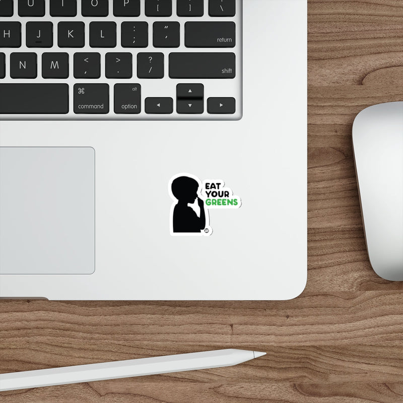 Load image into Gallery viewer, Eat Your Greens Sticker for Laptops or Notebooks
