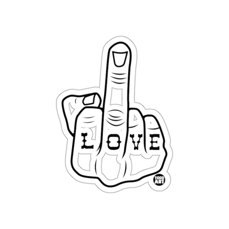Load image into Gallery viewer, Love Middle Finger Gesture Unique Artistic Design
