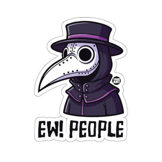 Cartoon Plague Doctor EW! PEOPLE Humorous 
