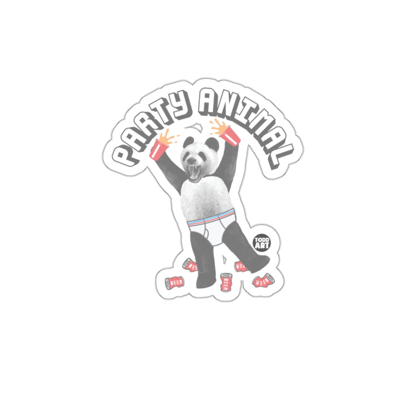 Load image into Gallery viewer, Party Animal Panda Design Sticker for Fun and Laughter
