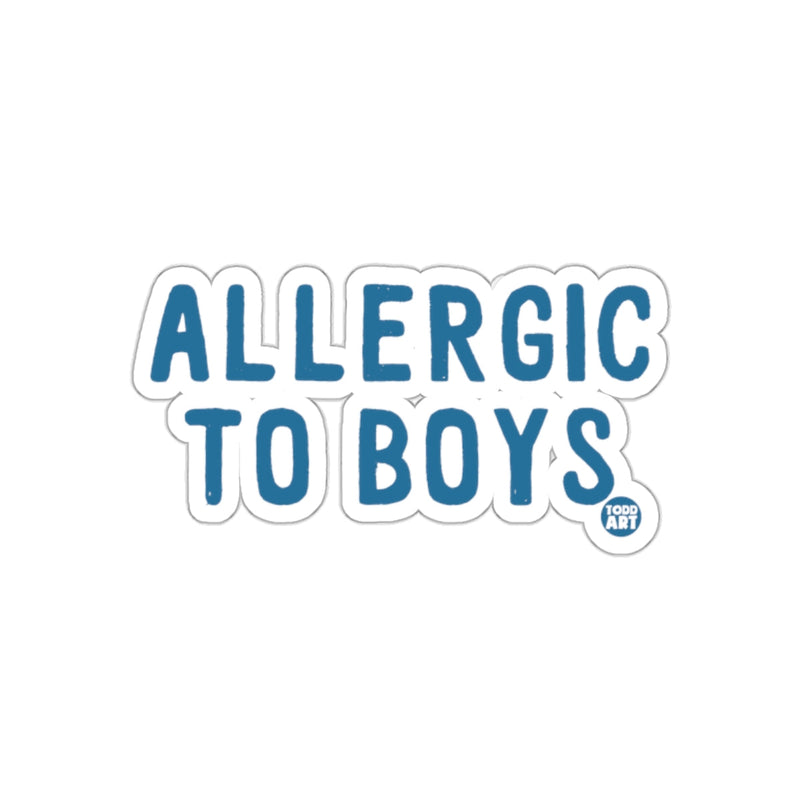 Load image into Gallery viewer, Allergic To Boys Fun Sticker for Teens
