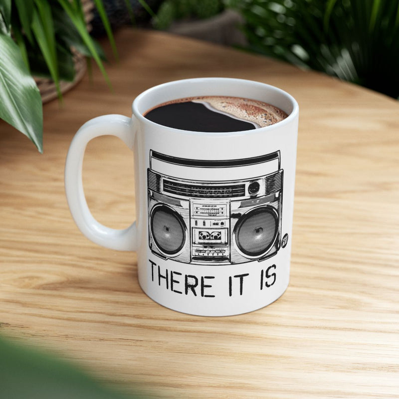 Load image into Gallery viewer, Retro Boom Box Graphic Mug There It Is Mug
