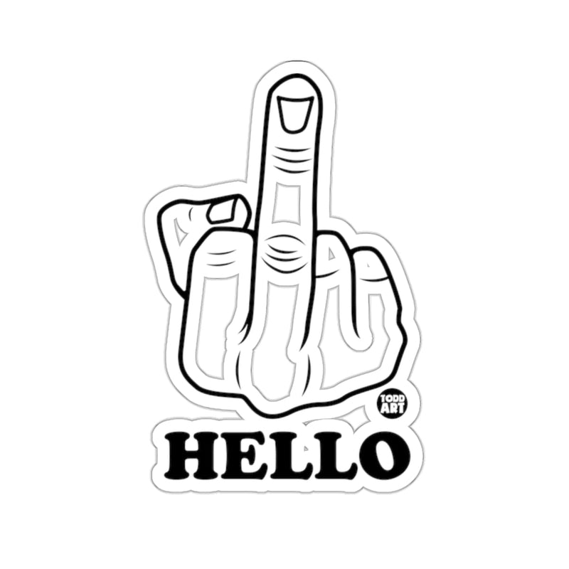 Load image into Gallery viewer, Middle Finger Hello Gesture Todd Art Design 
