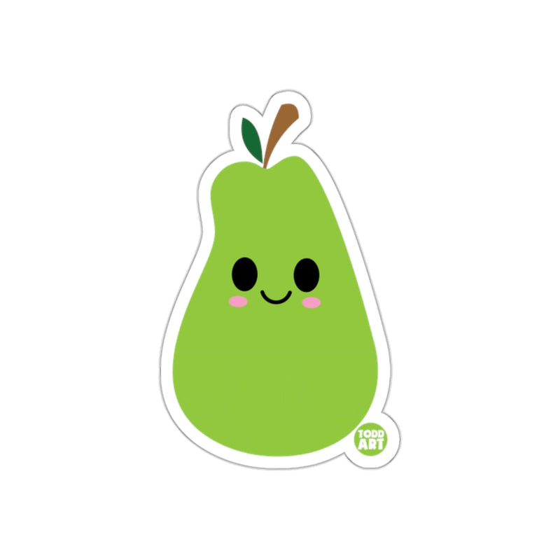 Load image into Gallery viewer, Cute Happy Pear Character Sticker for Fun Decoration
