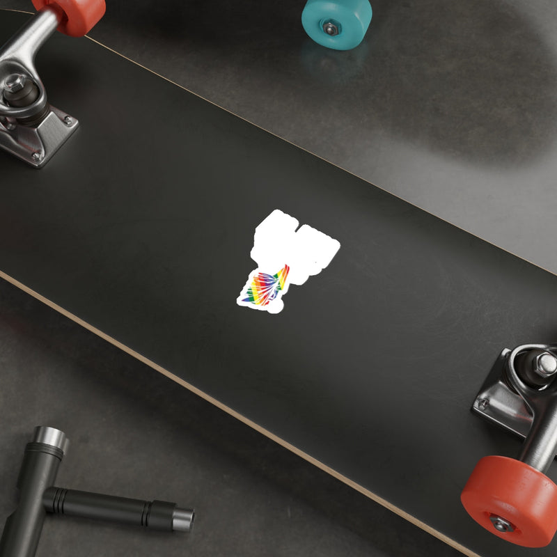 Load image into Gallery viewer, Black Skateboard with Colorful Sticker Design Deck
