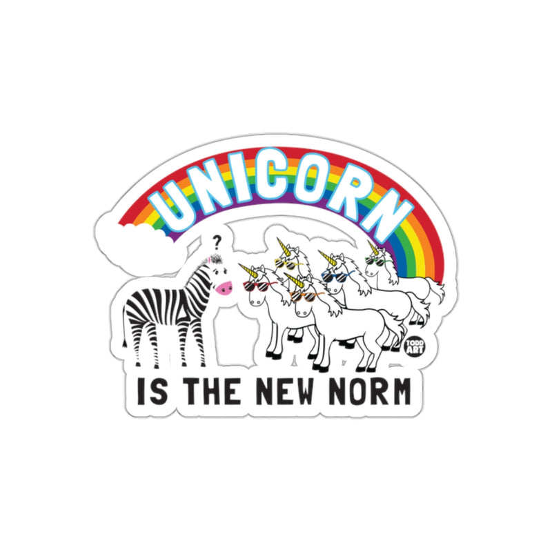 Load image into Gallery viewer, Unicorn Is The New Norm Fun Sticker Sticker
