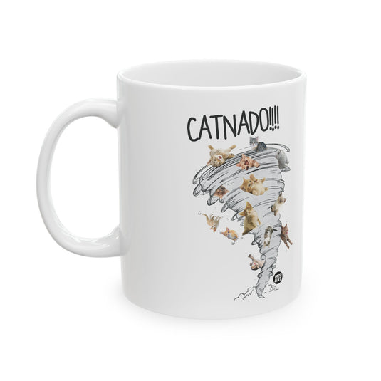 Catnado Coffee Mug, Funny Cat Tornado Mug, Cat Lover Coffee Mug Gift