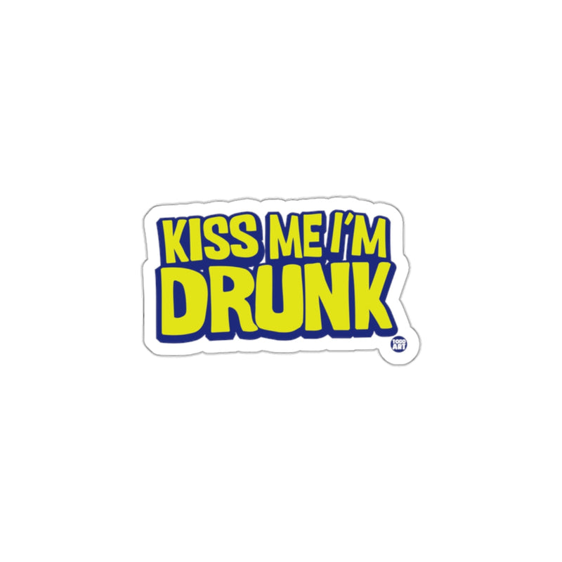 Load image into Gallery viewer, Kiss Me I'm Drunk Sticker for Fun Decor

