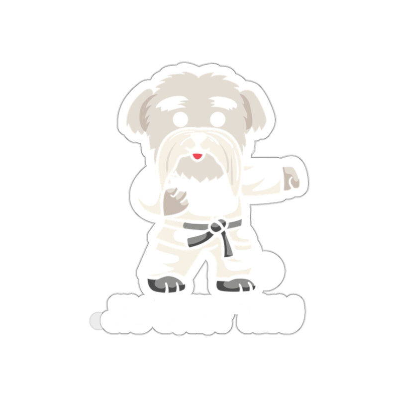 Load image into Gallery viewer, Adorable Martial Arts Dog Cartoon Sticker
